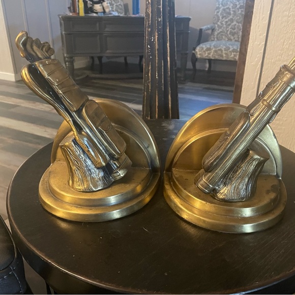 Bronze Golf Bag Book Ends - Picture 3 of 5